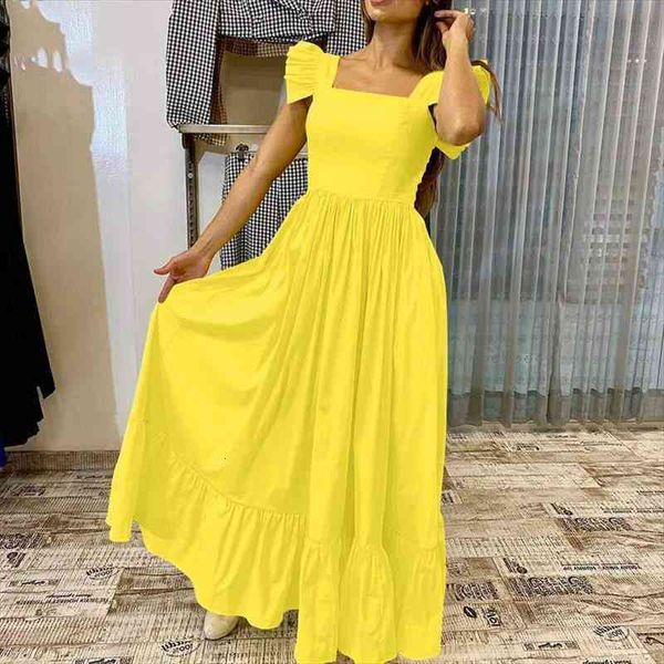 summer yellow sundress vintage womens dress solid color asymmetric long maxi vonda casual vestido beach, Black;gray
summer yellow sundress vintage womens dress solid color asymmetric long maxi vonda casual vestido beach, Black;gray