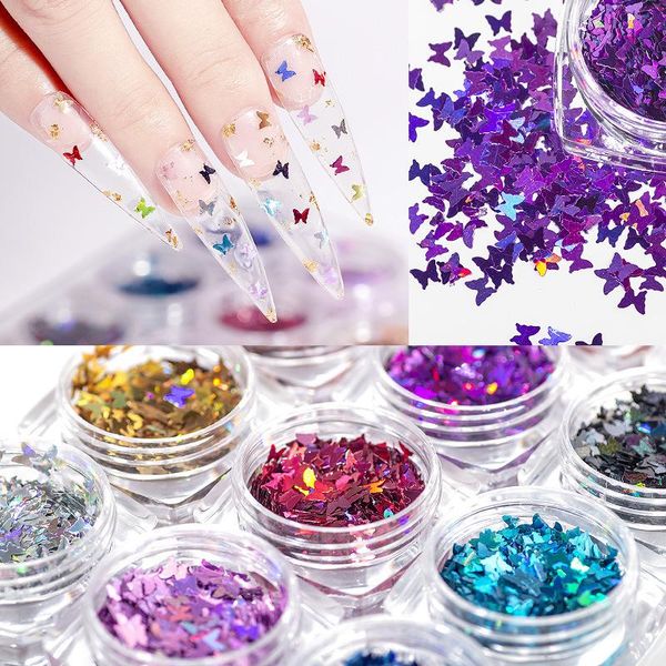 nail art decorations 12pcs / set butterfly leaf shape glitter flakes sparkly 3d colorful sequins spangles polish manicure nails decoration, Silver;gold
nail art decorations 12pcs / set butterfly leaf shape glitter flakes sparkly 3d colorful sequins spangles polish manicure nails decoration, Silver;gold