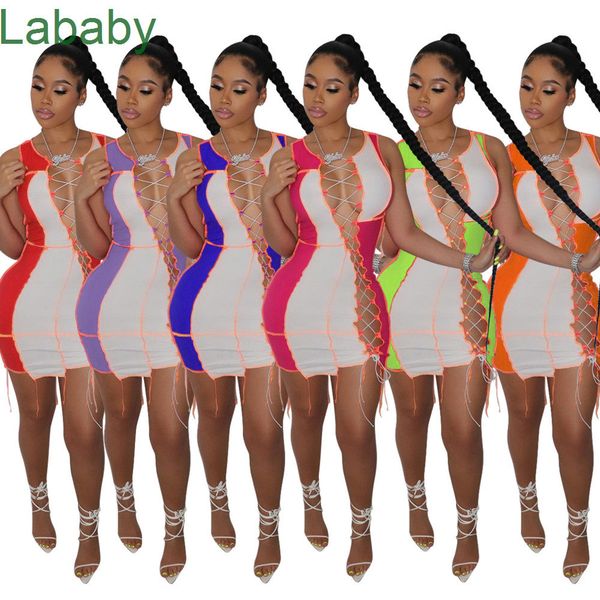 sleeveless women long maxi dresses designer color stitching summer skinny stretchy bodycon skirt clubwear plus size, Black;gray
sleeveless women long maxi dresses designer color stitching summer skinny stretchy bodycon skirt clubwear plus size, Black;gray
