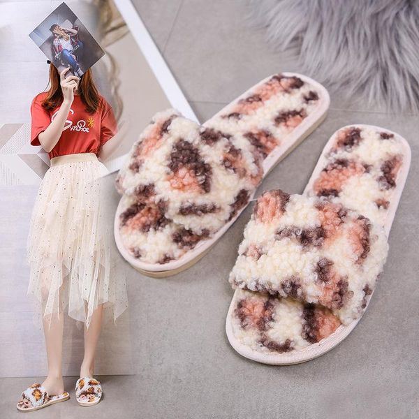 style plush slipper women's leopord pattern volume single-strap selling casual fashion fluffy shoes slippers, Black
style plush slipper women's leopord pattern volume single-strap selling casual fashion fluffy shoes slippers, Black