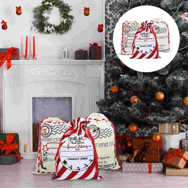 christmas decorations 3 pcs delicate canvas drawstring gift bags decorative pouches (assorted color)
christmas decorations 3 pcs delicate canvas drawstring gift bags decorative pouches (assorted color)