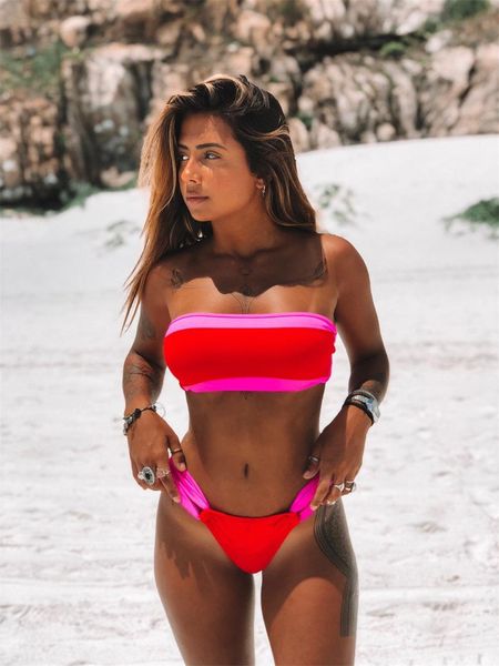 2021 gradient bikini womens swimsuit bandeau bikinis set brazilian cut out swimwear women bathing suit bather swim wear xlby a
2021 gradient bikini womens swimsuit bandeau bikinis set brazilian cut out swimwear women bathing suit bather swim wear xlby a
