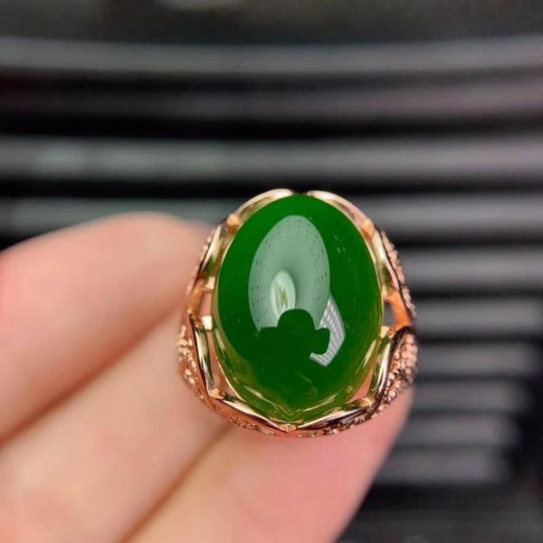 jade ring fine jewelry 925 silver inlaid natural is simple generous. cluster rings, Golden;silver
jade ring fine jewelry 925 silver inlaid natural is simple generous. cluster rings, Golden;silver