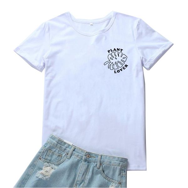 women's t-shirt plant lover tee shirt femme fashion harajuku print camiseta mujer loose short sleeves women t shirts grunge aesthetic, White
women's t-shirt plant lover tee shirt femme fashion harajuku print camiseta mujer loose short sleeves women t shirts grunge aesthetic, White