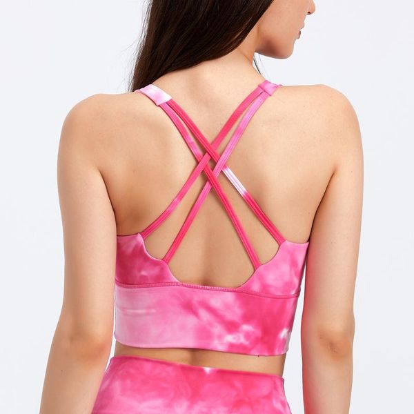 yoga outfit 2021 arrival 75%nylon25 %spandex tie dye sports bra vest without clothe steel ring removable chest pad
yoga outfit 2021 arrival 75%nylon25 %spandex tie dye sports bra vest without clothe steel ring removable chest pad