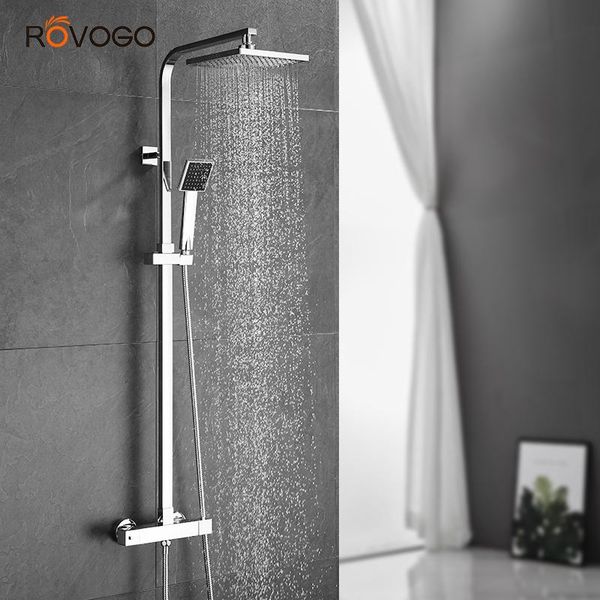 bathroom thermostatic shower system with rainfall head, adjustable bar 2-funtion bath faucet wall mount sets
bathroom thermostatic shower system with rainfall head, adjustable bar 2-funtion bath faucet wall mount sets