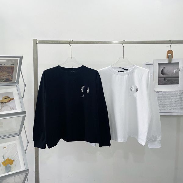 21 autumn new drill thick offset printing simple fashion round neck sweater men's and women's same cotton terry top, Black
21 autumn new drill thick offset printing simple fashion round neck sweater men's and women's same cotton terry top, Black