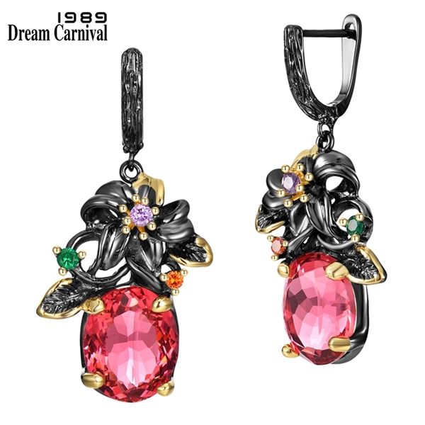 dreamcarnival 1989 elegant baroque earrings big fuchsia zircon flower gun black n gold color women fashion jewelry gift we3799fu 210706, Golden
dreamcarnival 1989 elegant baroque earrings big fuchsia zircon flower gun black n gold color women fashion jewelry gift we3799fu 210706, Golden