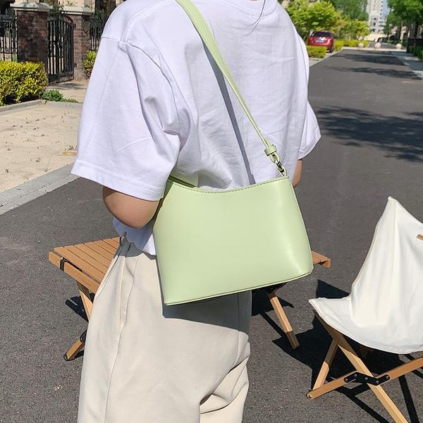 evening bags simple solid color pu leather bucket crossbody for women 2021 summer luxury fashion shoulder handbags and purses green
evening bags simple solid color pu leather bucket crossbody for women 2021 summer luxury fashion shoulder handbags and purses green