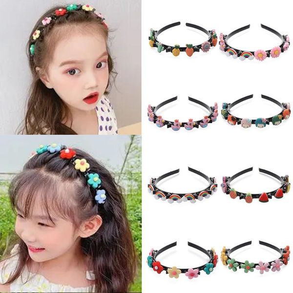 hair accessories girls cute cartoon flower broken hairstyle braided hairbands kid sweet clips headband headwear fashion, Slivery;white
hair accessories girls cute cartoon flower broken hairstyle braided hairbands kid sweet clips headband headwear fashion, Slivery;white