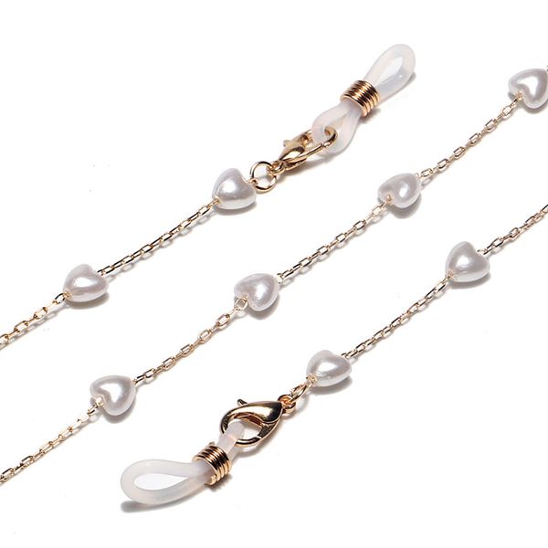 fashion imitation pearl love heart eyeglasses for women trendy gold/silver color chains sunglasses spectacles holder neck cord
fashion imitation pearl love heart eyeglasses for women trendy gold/silver color chains sunglasses spectacles holder neck cord