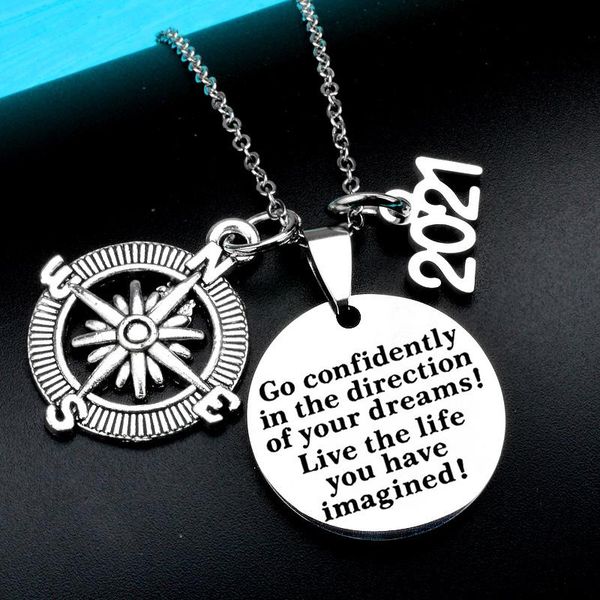 chains compass necklace woman letter necklaces man lovers pendant key holder commemorate chain korean stainless collier, Silver
chains compass necklace woman letter necklaces man lovers pendant key holder commemorate chain korean stainless collier, Silver