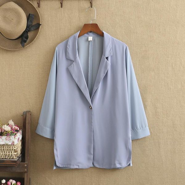 plus size outerwear & coats jacket for fat women oversized chiffon long sleeves looser thin outer garment female suit summer dress, Black
plus size outerwear & coats jacket for fat women oversized chiffon long sleeves looser thin outer garment female suit summer dress, Black