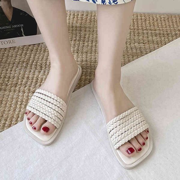 slippers lucyever summer lightwegth weave women open toe casual flat slides woman comforthable outdoor beach shoes d6, Black
slippers lucyever summer lightwegth weave women open toe casual flat slides woman comforthable outdoor beach shoes d6, Black