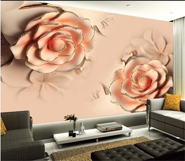 wallpapers custom 3d po wallpaper stereoscopic romantic pink rose flower marriage room tv backdrop modern living
wallpapers custom 3d po wallpaper stereoscopic romantic pink rose flower marriage room tv backdrop modern living