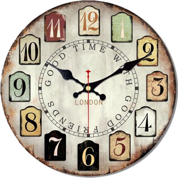 wall clocks retro rust roman numeral clock round wooden cafe shop el bar black number beige board office room clcok
wall clocks retro rust roman numeral clock round wooden cafe shop el bar black number beige board office room clcok