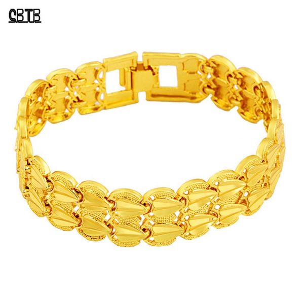 link, chain product fashion gold men's bracelet jewelry square buckle wide version atmospheric exquisite wholesale, Black
link, chain product fashion gold men's bracelet jewelry square buckle wide version atmospheric exquisite wholesale, Black