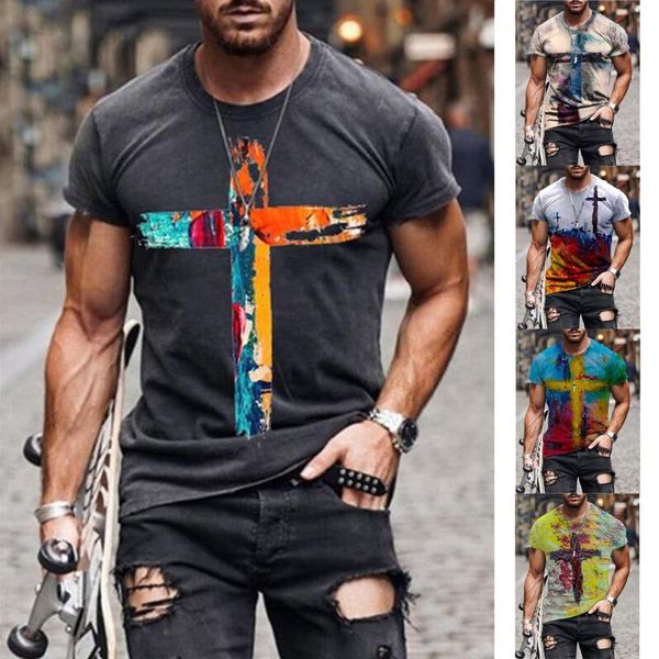 men's t-shirts 2021 summer fashion harajuku colorful cross printed t shirts oversized streetwear vintage national style tees, White;black
men's t-shirts 2021 summer fashion harajuku colorful cross printed t shirts oversized streetwear vintage national style tees, White;black