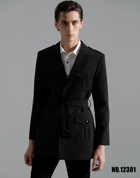 men's suits & blazers s-6xl 2021 men women's fashion catwalk original design sense single breasted belt slim suit coat plus size c, White;black
men's suits & blazers s-6xl 2021 men women's fashion catwalk original design sense single breasted belt slim suit coat plus size c, White;black