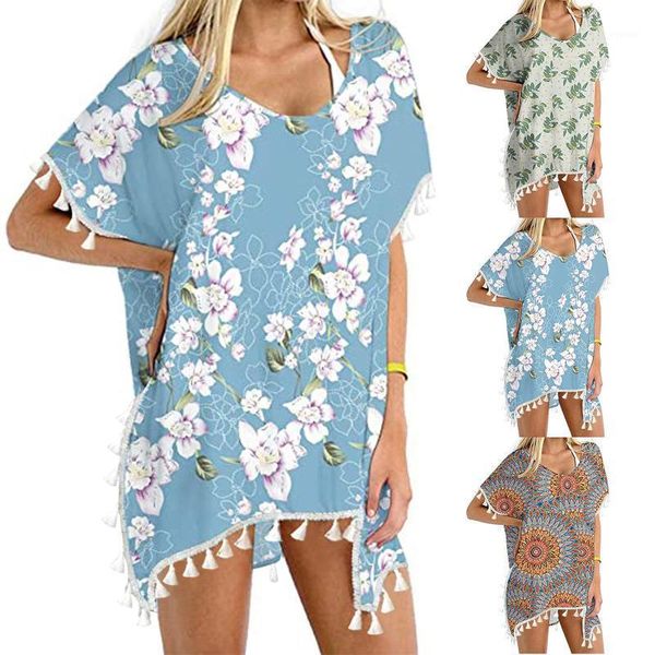 women's swimwear 2021 beach cover up bathing suit trim kaftan chiffon tassels dress loose cover-ups bikini, White;black
women's swimwear 2021 beach cover up bathing suit trim kaftan chiffon tassels dress loose cover-ups bikini, White;black