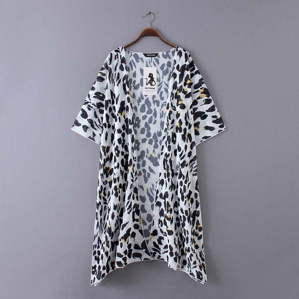 women's blouses & shirts women chiffon kimono cardigan floral printed long sleeve blouse summer beach cover up long boho loose ladies, White
women's blouses & shirts women chiffon kimono cardigan floral printed long sleeve blouse summer beach cover up long boho loose ladies, White