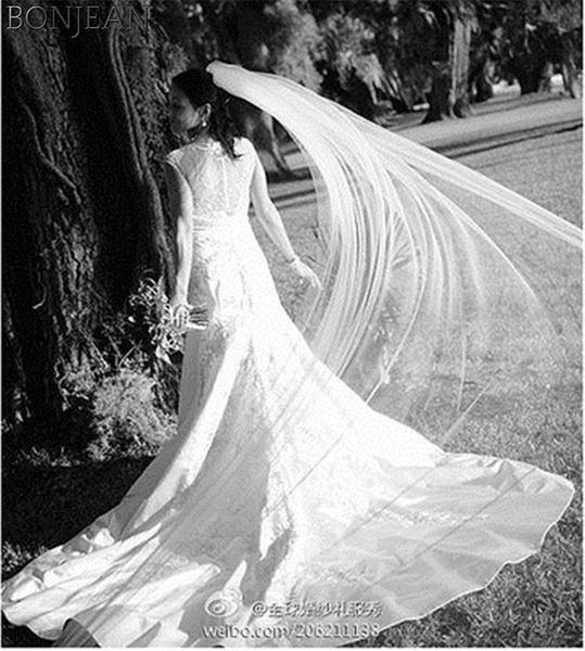 bridal veils real pos 3m white/ivory wedding veil one-layer long head accessories sell, Black
bridal veils real pos 3m white/ivory wedding veil one-layer long head accessories sell, Black