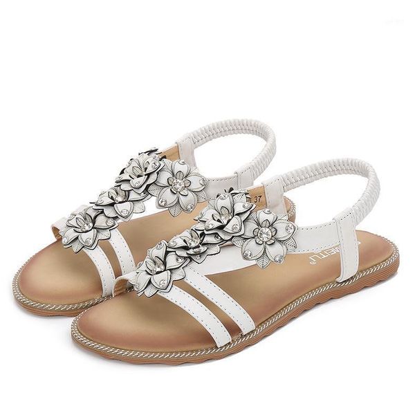 womens leather flower rhinestone crystals sandals summer fashion elastic band comfortable flat beach plus size 35~431, Black
womens leather flower rhinestone crystals sandals summer fashion elastic band comfortable flat beach plus size 35~431, Black