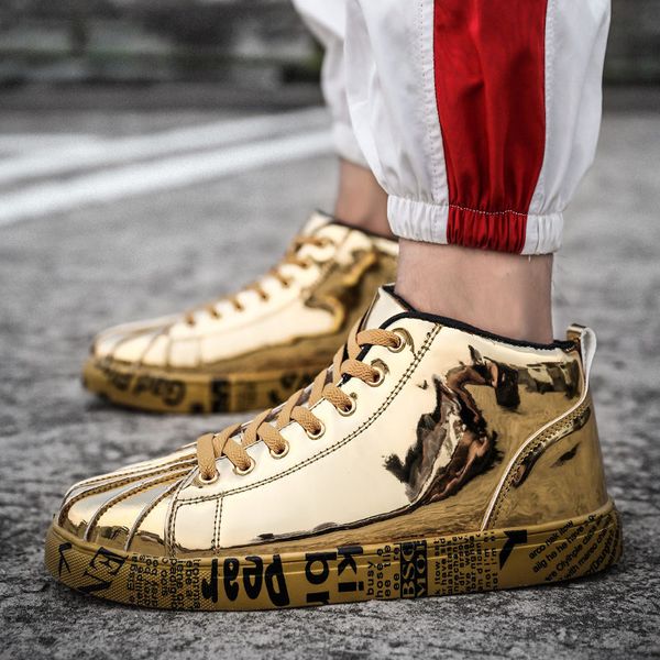 fashion graffiti gold shiny casual shoes men couple high-hip-hop shoes sneakers male classic shell toe sequin flat shoe
fashion graffiti gold shiny casual shoes men couple high-hip-hop shoes sneakers male classic shell toe sequin flat shoe