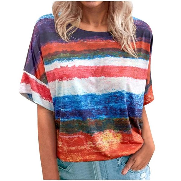 women's t-shirt fashion womens t shirt summer tie-dye printed short-sleeved o-neck crop ropa mujer haut femme women, White
women's t-shirt fashion womens t shirt summer tie-dye printed short-sleeved o-neck crop ropa mujer haut femme women, White