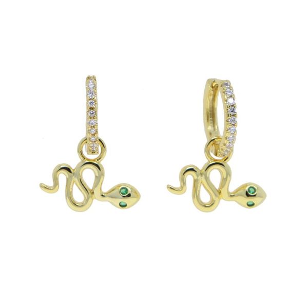 dangle drop snake earrings gold plated color with green cz eye round punk gift fine jewelry & chandelier, Silver
dangle drop snake earrings gold plated color with green cz eye round punk gift fine jewelry & chandelier, Silver