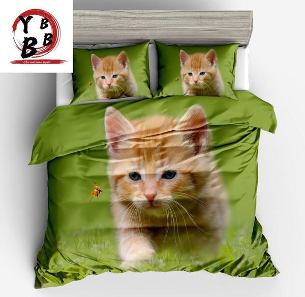 bedding sets lovely yellow cat cartoon kids 3d duvet cover pillowcases twin full king size cute animal green bedclothes
bedding sets lovely yellow cat cartoon kids 3d duvet cover pillowcases twin full king size cute animal green bedclothes