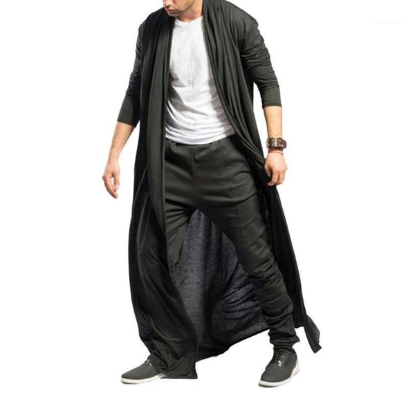men's trench coats fashion men solid color long sleeve cardigan slim fit open front coat, Tan;black
men's trench coats fashion men solid color long sleeve cardigan slim fit open front coat, Tan;black