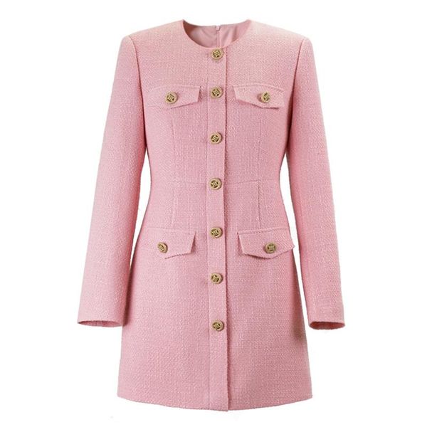 casual dresses designer elegant women woolen dress long sleeve o-neck single breasted slim olstyle autumn winter runway, Black;gray
casual dresses designer elegant women woolen dress long sleeve o-neck single breasted slim olstyle autumn winter runway, Black;gray