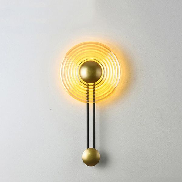 wall lamp golden creative sconce light led metal glass clock shape living room bedroom bedside aisle balcony corridor
wall lamp golden creative sconce light led metal glass clock shape living room bedroom bedside aisle balcony corridor