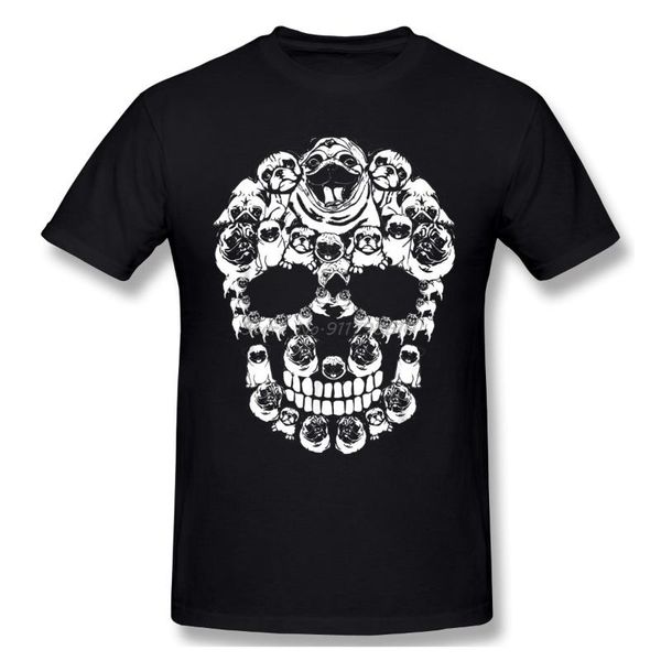 men's t-shirts basic funny pug skull dog cool halloween gift t shirt cotton o-eck short sleeve tshirt tees harajuku streetwear, White;black
men's t-shirts basic funny pug skull dog cool halloween gift t shirt cotton o-eck short sleeve tshirt tees harajuku streetwear, White;black