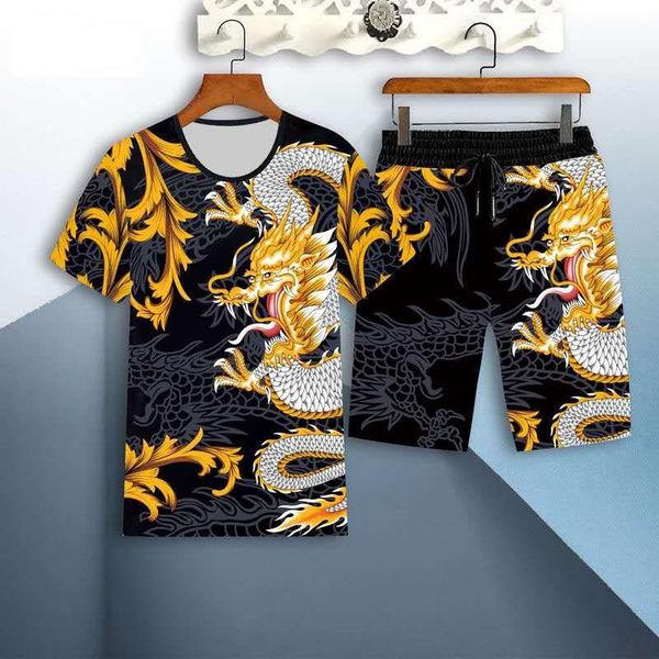 men's tracksuits tide brand summer casual suit short-sleeved shorts young and middle-aged plus size national style t shirt -4xl, Gray
men's tracksuits tide brand summer casual suit short-sleeved shorts young and middle-aged plus size national style t shirt -4xl, Gray