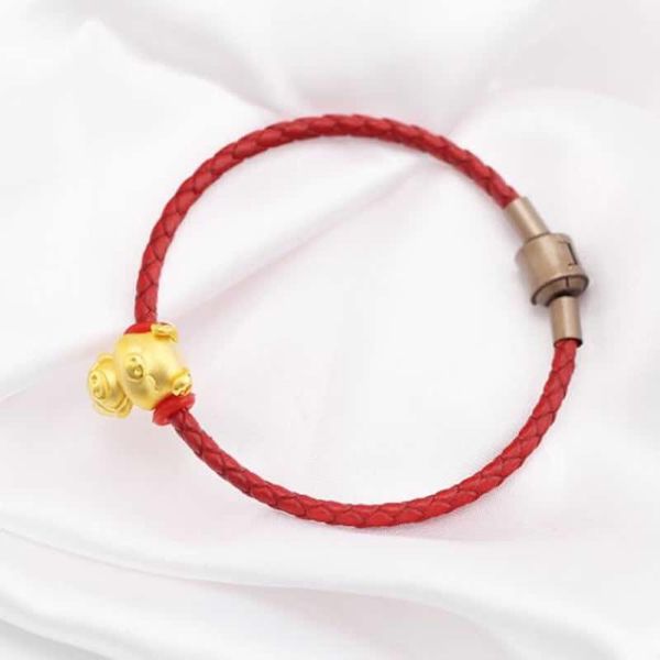 charm bracelets pure 24k yellow gold bracelet 3d 999 cute high pig 1.25g, Golden;silver
charm bracelets pure 24k yellow gold bracelet 3d 999 cute high pig 1.25g, Golden;silver