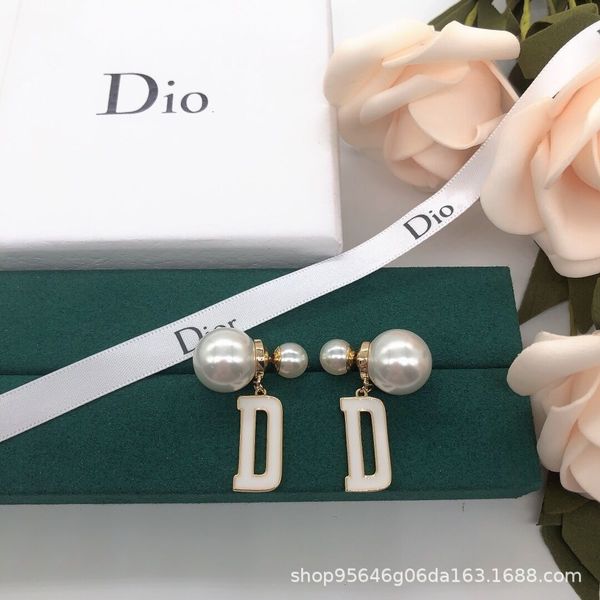 backs earrings family d's 21 products in august wear pearl letter before and after, female white enamel cd s925 silver needle
backs earrings family d's 21 products in august wear pearl letter before and after, female white enamel cd s925 silver needle