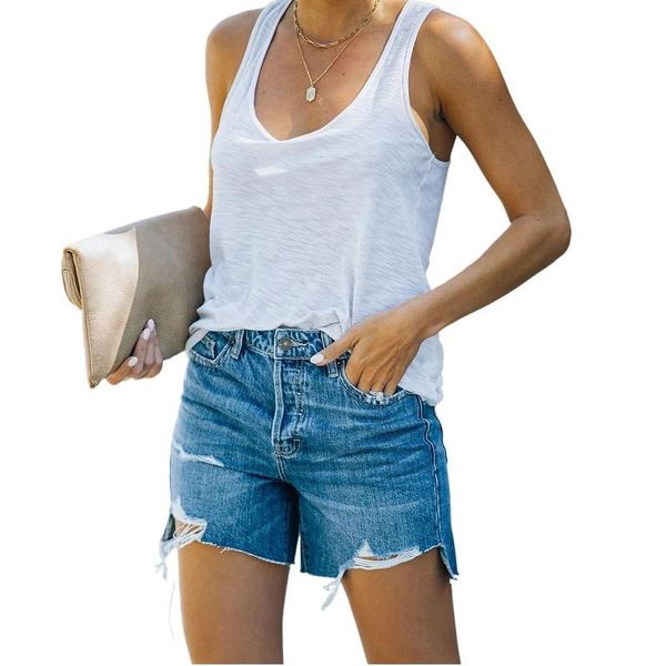 women's jeans blue washed worn out 2021 summer cotton woman shorts fashion casual temperament denim straight mid-waist
women's jeans blue washed worn out 2021 summer cotton woman shorts fashion casual temperament denim straight mid-waist