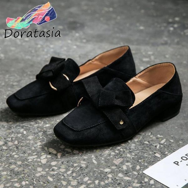 dress shoes doratasia fashion female spring pumps square toe low heel women flock slip on shallow casual office woman, Black
dress shoes doratasia fashion female spring pumps square toe low heel women flock slip on shallow casual office woman, Black