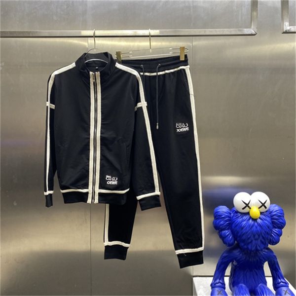 men's loose tracksuits cotton two-piece zipper cardigan trousers sportswear lace leisure and comfortable autumn and winter suit 006, Gray
men's loose tracksuits cotton two-piece zipper cardigan trousers sportswear lace leisure and comfortable autumn and winter suit 006, Gray