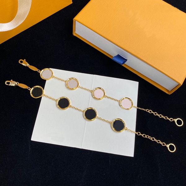 luxury designer women's identification fashion letter hand brand simple gift party party fit jewelry, Black
luxury designer women's identification fashion letter hand brand simple gift party party fit jewelry, Black