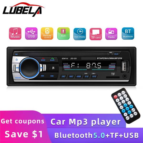 car audio luebla 12v radio 1 din mp3 player with bluetooth 60wx4, fm digital stereo receiver, music usb/tf and in dash aux input
car audio luebla 12v radio 1 din mp3 player with bluetooth 60wx4, fm digital stereo receiver, music usb/tf and in dash aux input