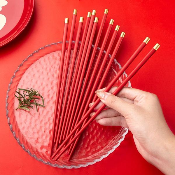 chopsticks 1 pair red chinese kitchen tools non-slip japanese alloy el family set crafts tableware gifts
chopsticks 1 pair red chinese kitchen tools non-slip japanese alloy el family set crafts tableware gifts