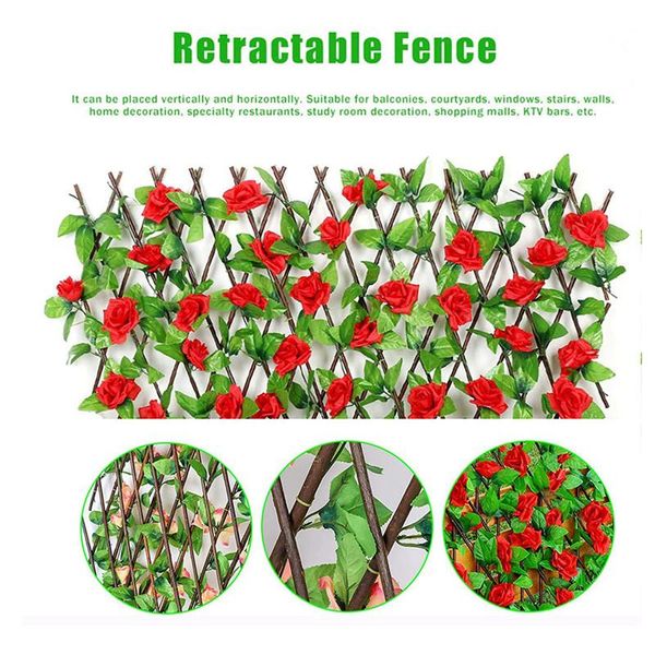 fencing, trellis & gates expandable faux privacy fence simulation flower garden decoration artificial screen mesh retractable balconies cour
fencing, trellis & gates expandable faux privacy fence simulation flower garden decoration artificial screen mesh retractable balconies cour