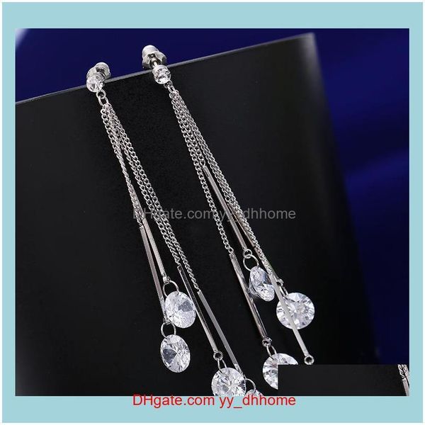 dangle & chandelier jewelryeuropean temperament ladies long tassel earrings jewelry fashion simple s925 sier needle zircon earr, Silver
dangle & chandelier jewelryeuropean temperament ladies long tassel earrings jewelry fashion simple s925 sier needle zircon earr, Silver