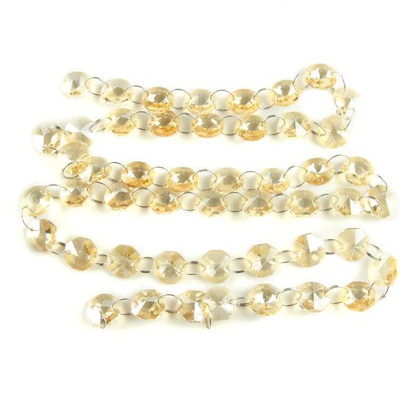 5m-50m glass beads crystal champagne chandelier lamp octagon chain garlands wedding & party decor
5m-50m glass beads crystal champagne chandelier lamp octagon chain garlands wedding & party decor