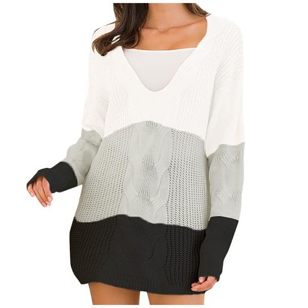 women's hoodies & sweatshirts oversize pullovers knitted autumn winter long sleeve v-neck sweaters patchwork pull sudadera mujer, Black
women's hoodies & sweatshirts oversize pullovers knitted autumn winter long sleeve v-neck sweaters patchwork pull sudadera mujer, Black