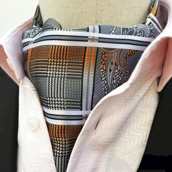 bow ties fashion mans paisley grid cravat ascot british style gentleman silk tie formal dress necktie neckerchief for man, Black;gray
bow ties fashion mans paisley grid cravat ascot british style gentleman silk tie formal dress necktie neckerchief for man, Black;gray