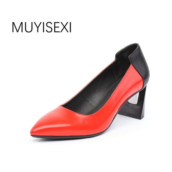 women pumps genuine leather pointes toe slip-on strange style womens shoes heels red black hl80 muyisexi dress
women pumps genuine leather pointes toe slip-on strange style womens shoes heels red black hl80 muyisexi dress